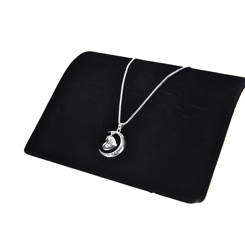 Макси ожерелье для женщин модное роскошное Ретро лунное сердце форма женское с