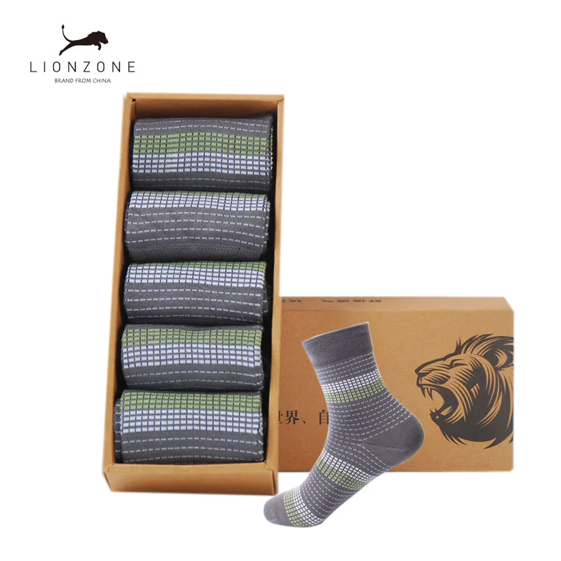 Классические мужские носки с полосатыми Мути цветными повседневными движениями