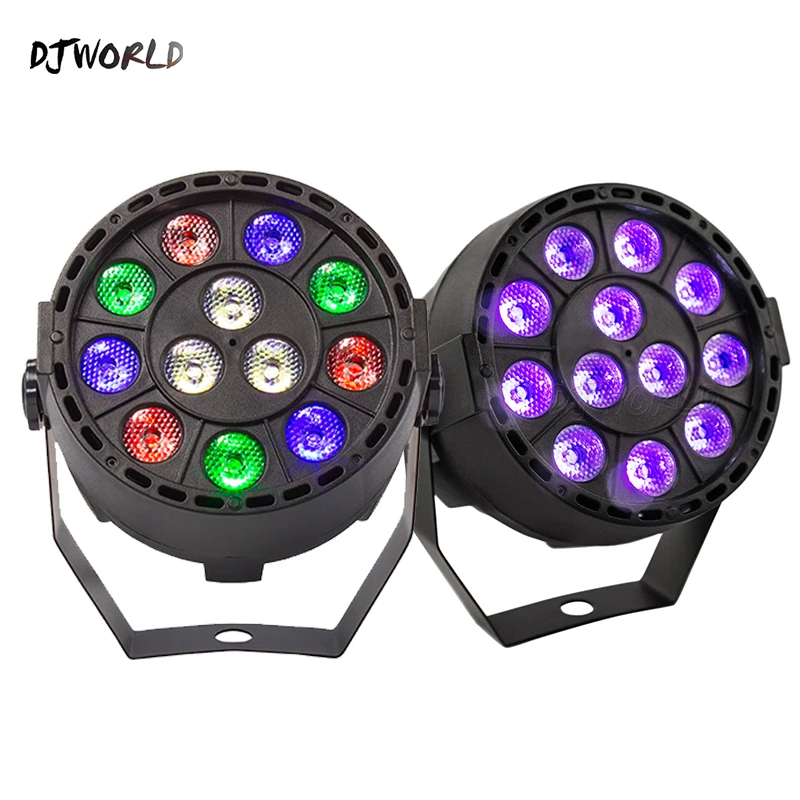 Светодиодный светильник Djworld 12x3W RGBW Ультрафиолетовый цвет стробоскоп для