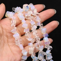 5 8mm natural opal stone beaded irregular gravel beads for jewelry making diy necklace bracelet accessries length 40cm