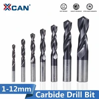 xcan carbide drill bit 1 0 12mm vapo coated gun drill bit for cnc lathe machine hole cutter twist drill bit metal drill tools