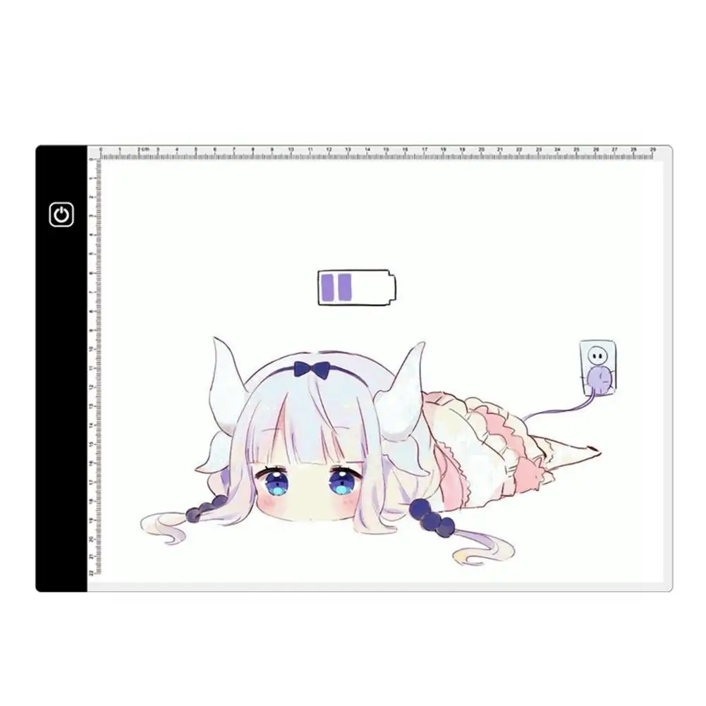 Акриловая световая панель яркая прочная удобная с питанием от USB для художников