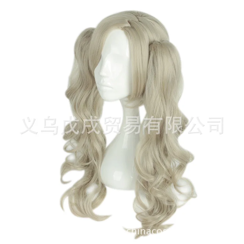 Парик для косплея с длинными вьющимися хвостиками аниме Persona 5 Анна такамаки