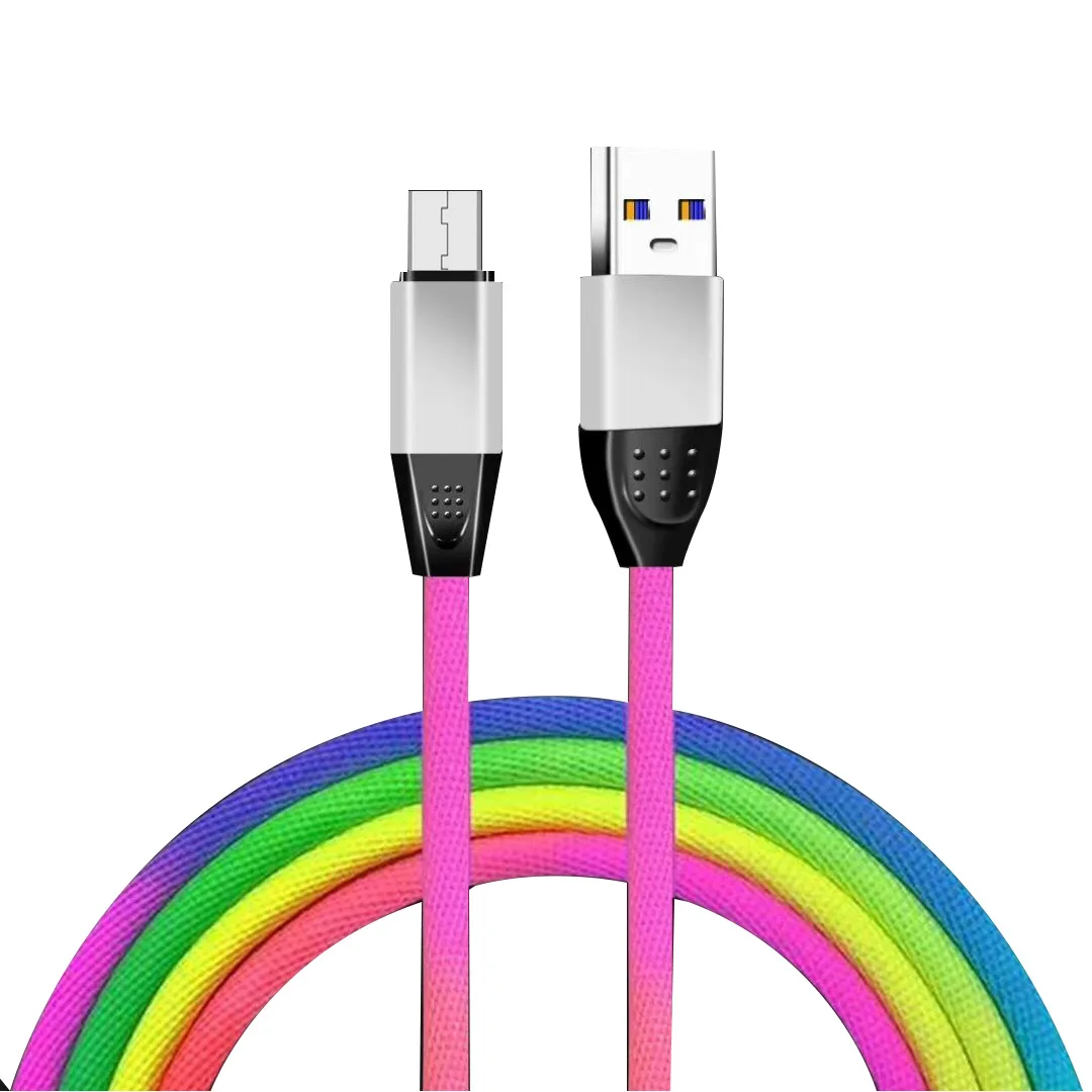 Модные Micro USB Тип Кабеля C 8 Pin кабель быстрой зарядки для передачи данных