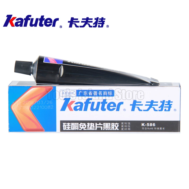 Kafuter Высокое качество 55 г K-586 черный водонепроницаемый устойчив к воздействию масла сопротивление высокой температуры герметик