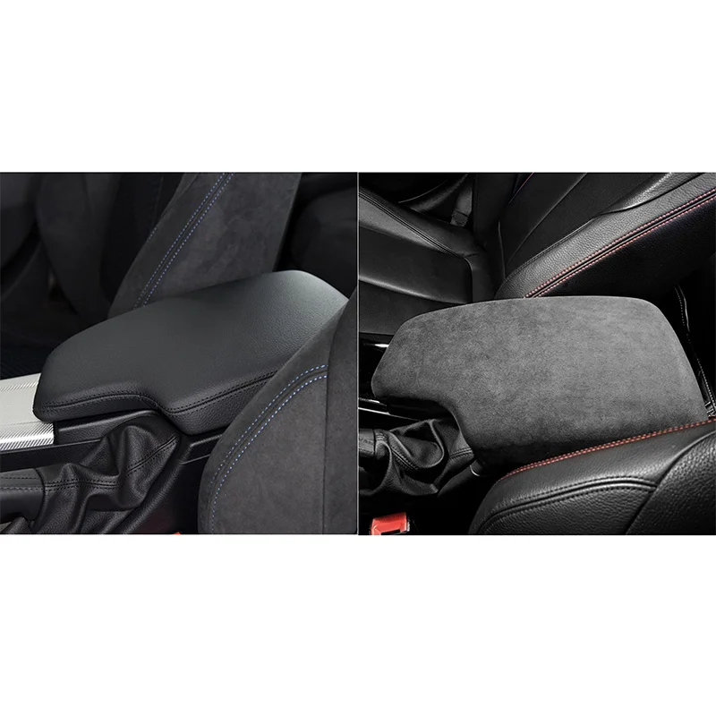 

for F30 3 Series 2013-2019 for Alcantara Wrap Car Interior Armrest Box Panel Abs Cover m Performance Sticker Styling Accessories