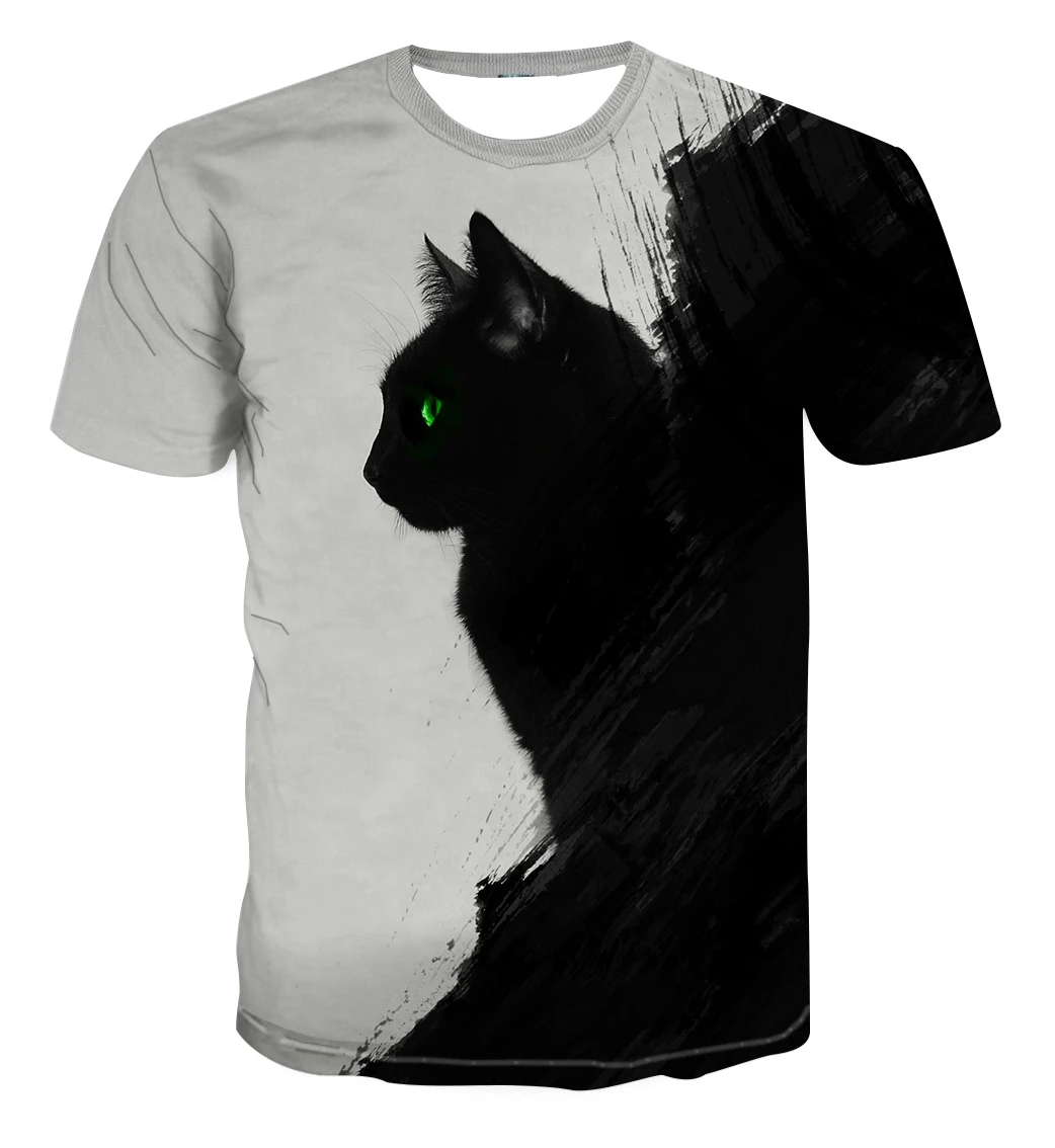 

2020 Fsahion Men' 3D Print T shirt Outdoor Leisure Short sleeve 3D Print Animal motifs Short sleeve Street clothes Man' Tshirt