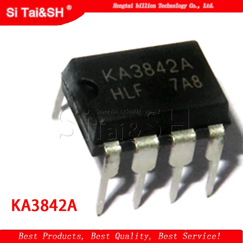 10 шт. зарядное устройство KA3842 KA3842A UC/TL3842 чип поставки IC линия коллектора DIP8