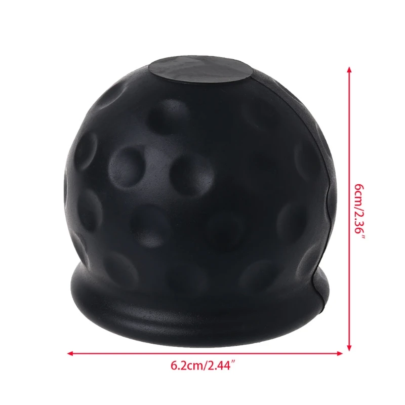 

Black Color Universal 50mm Tow Bar Ball Cover Cap Towing Hitch Caravan Trailer Protect Trailer Couplings And Accessories
