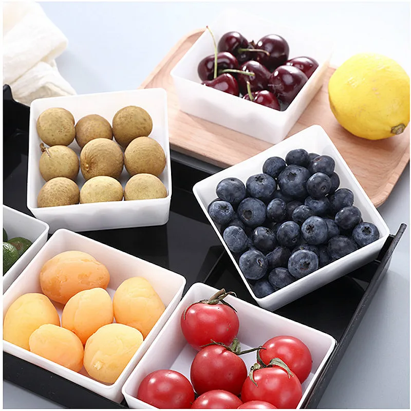 Креативная тарелка с несколькими сетками для десертов пластиковая коробка