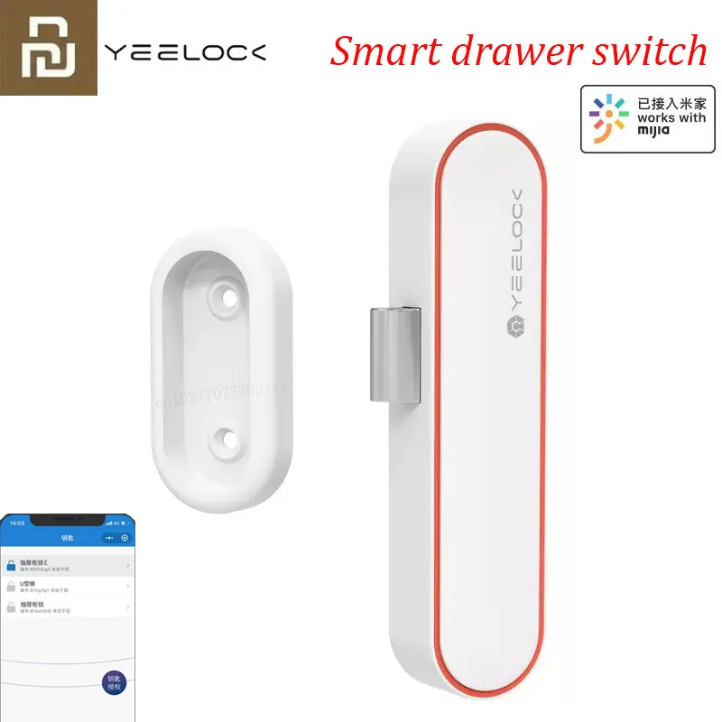 Оригинальный умный телефон Youpin YEELOCK без ключа Bluetooth приложение Mi Home разблокировка