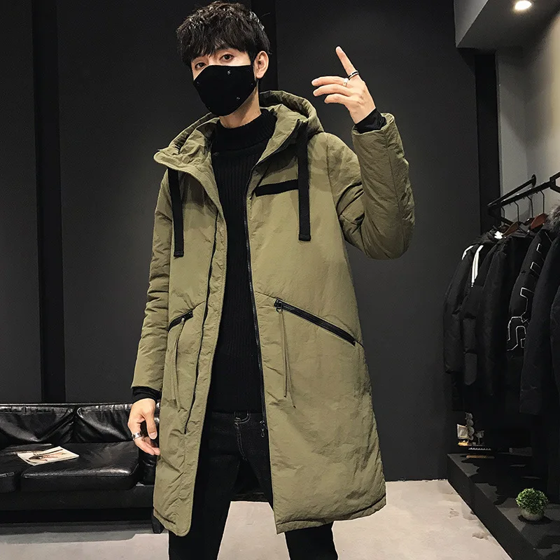 

2020 Winter Jacket Mens Quality Thermal Thick Coat Snow Gray Black Parka Male Warm Outwear Fashion White Duck Down Jacket Men