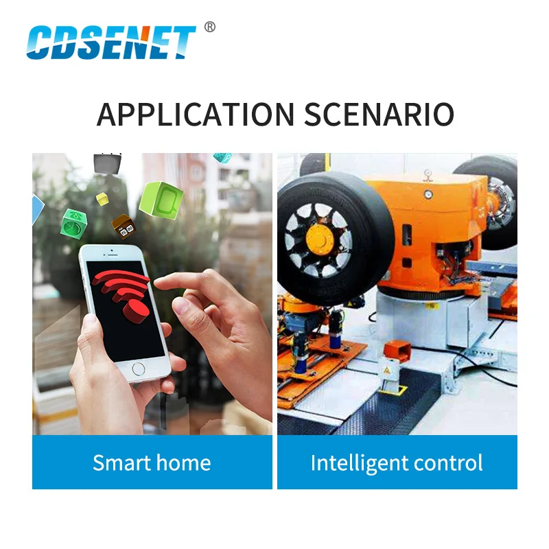 10pcs CC2530 ZigBee Mudule 2.4GHz 20dBm 800m Mesh Networking E18-MS1PA2-PCB CDSENET Wireless Transceiver Receiver PCB Antenna