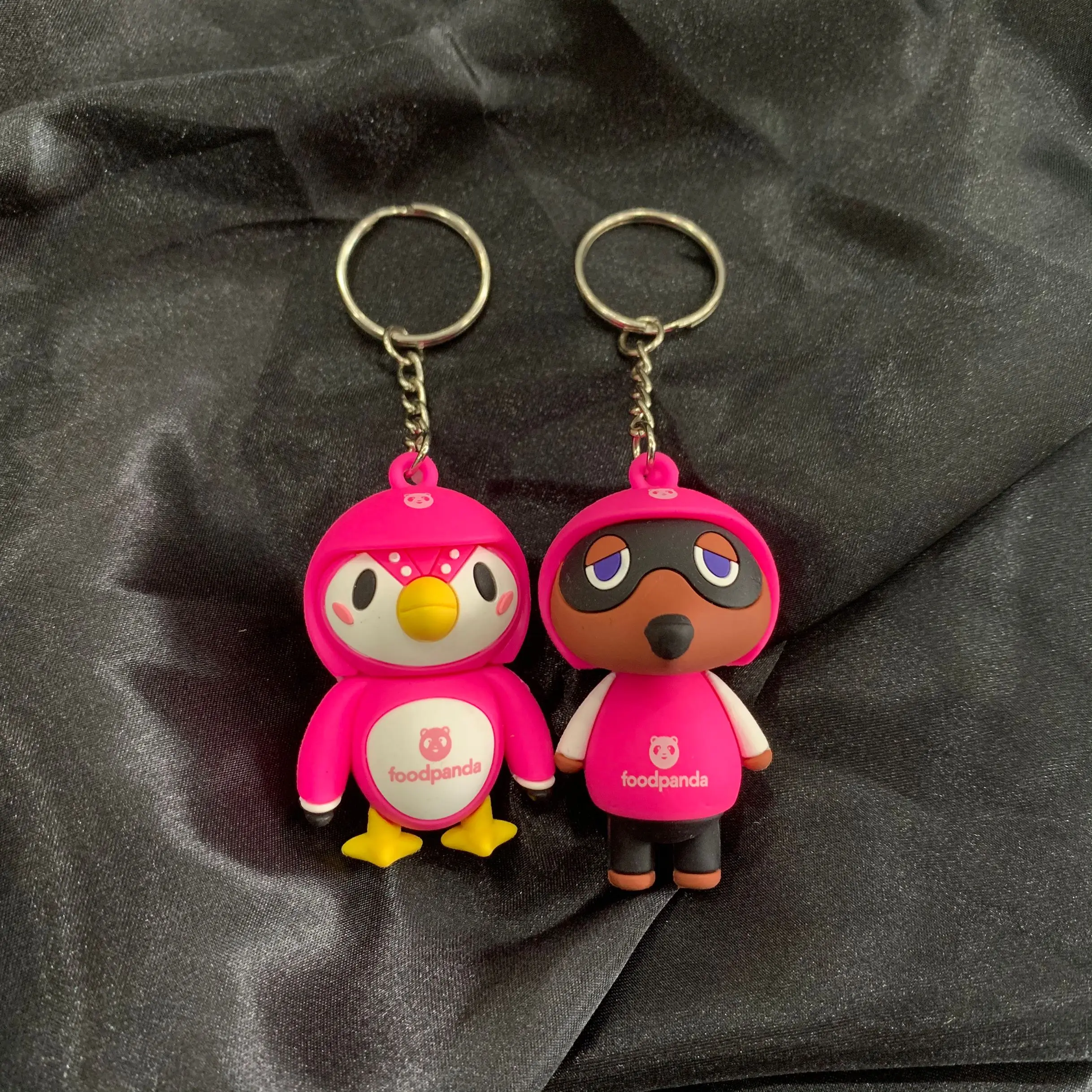 Новое поступление симпатичный брелок для ключей из ПВХ с куклой в виде животного