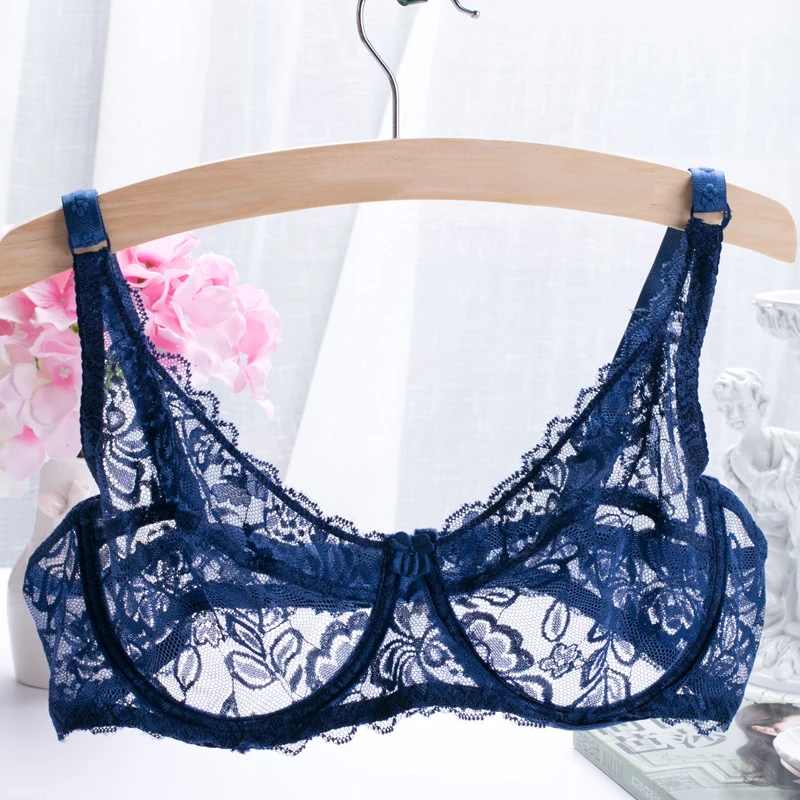 

2021 Women's Thin Bra Without Chest Pad Fashion Sexy Lace Lingerie Cutout Back Buckle Tube Top Women's Underwear Summer Clothes