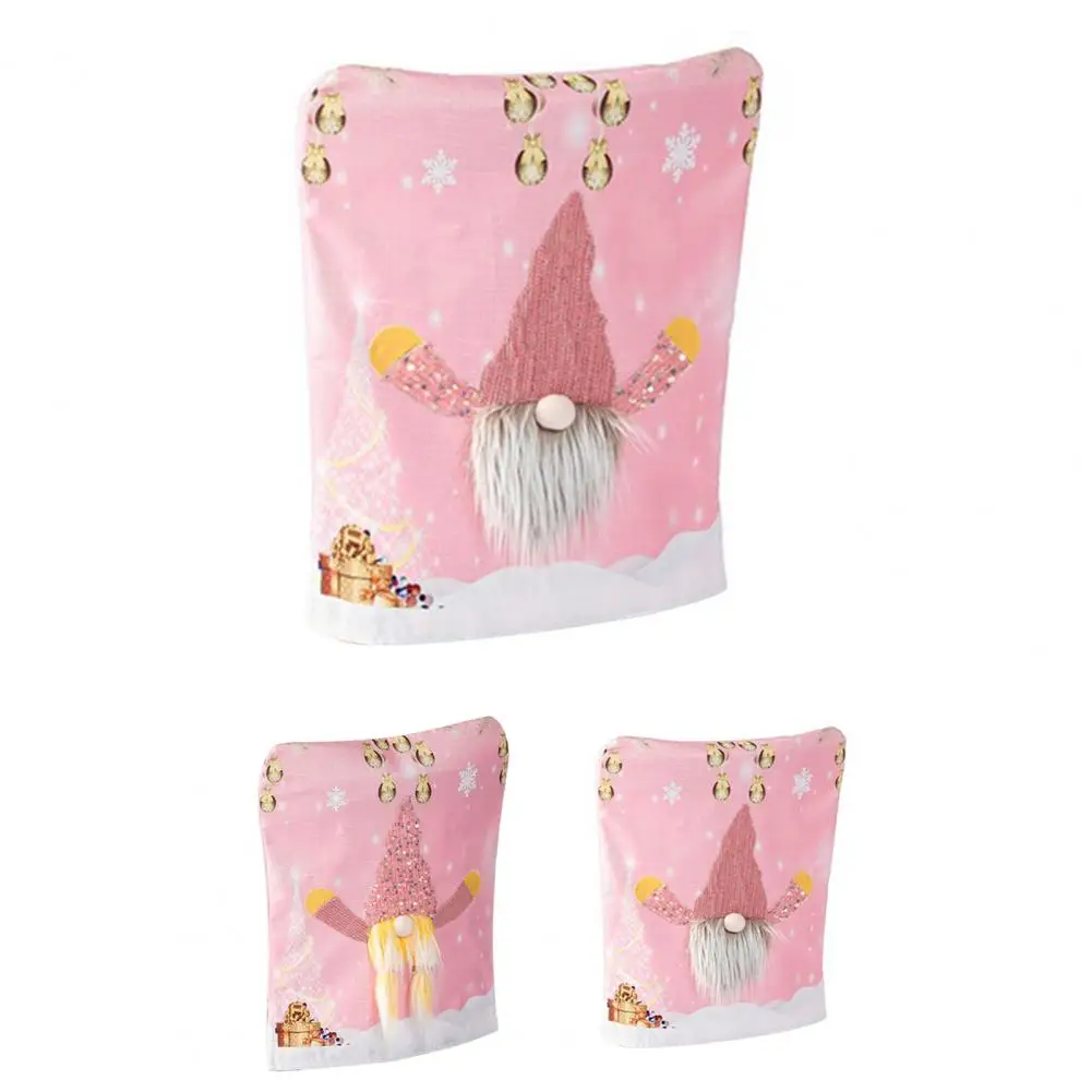 

2021 Free delivery Santa Hat Chair Covers Christmas Decor Dinner Chair Xmas Sets Dinner Table Hat Chair Back Covers For Home
