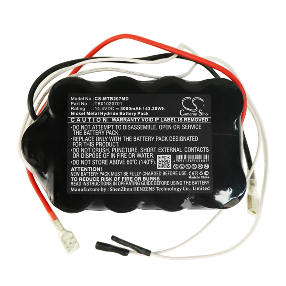 

14,4 V/3000mA TB01020701 Primedic M110,M111,M112,M113,Medtronic DEFI-B