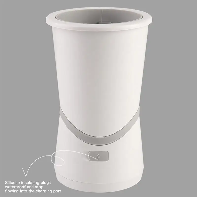 Собака приспособление для очистки лап чашки Портативный ПЭТ быстро мыть грязные