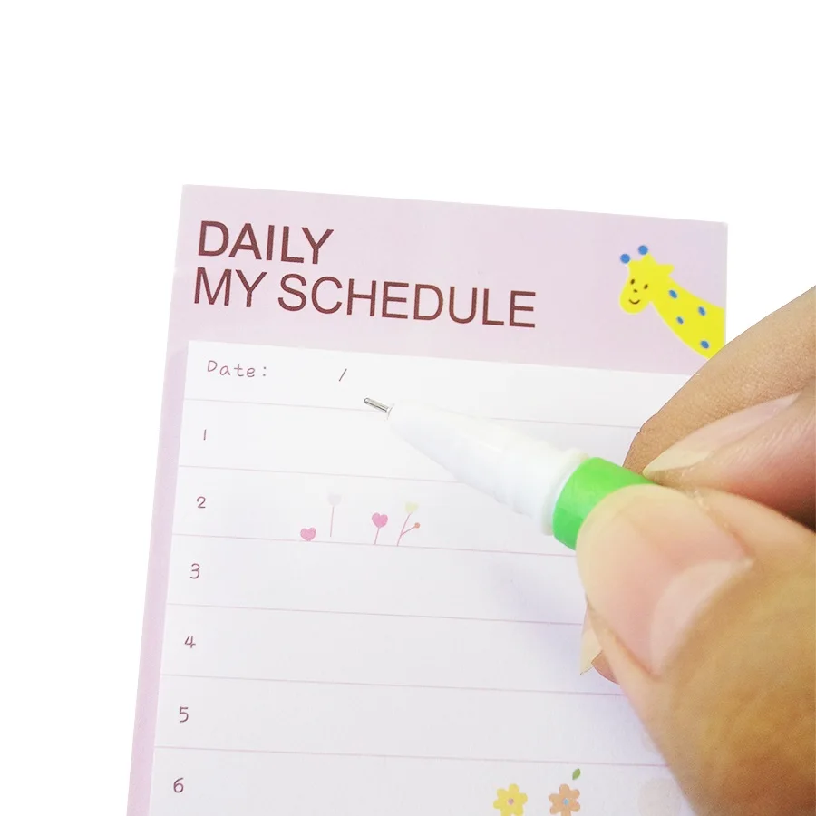 30 упаковок/партия Простой повседневный мой блокнот для планирования заметок на