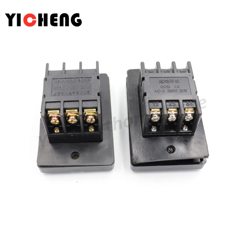 2 шт. QCS1 переключатель управления 220/380V10A настольная дрель механическая обработка