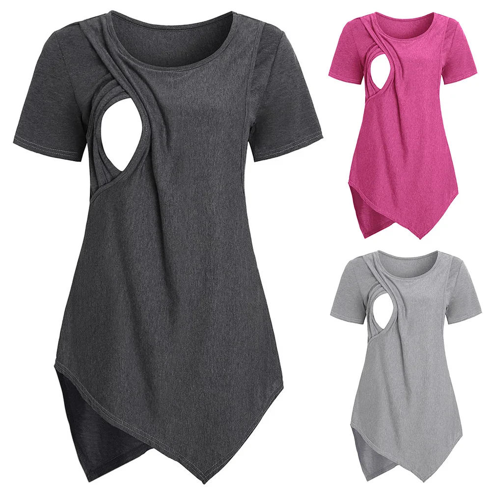 Новинка Женская одежда для беременных Одежда кормления грудью 2020 летний топ