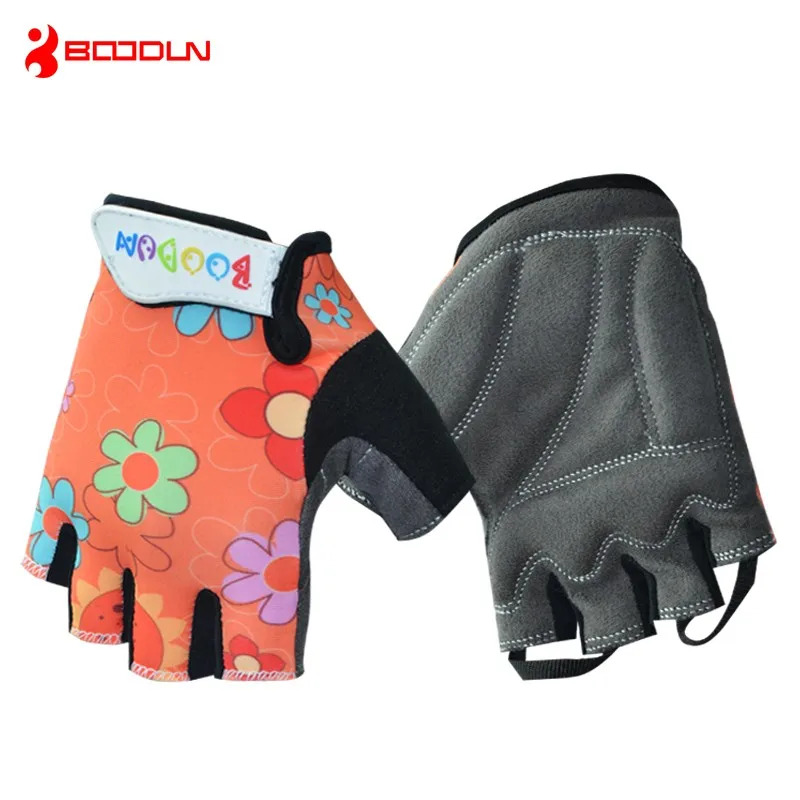 

and Children Summer Gloves Sport Bike Breathable Half Kids Skates Gloves Finger Girls Cycling Roller Boys for Microfiber Riding