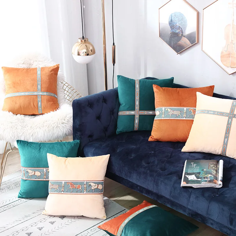 Роскошная наволочка LISM в современном дизайне украшение для дивана искусственная