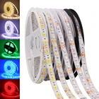 Светодиодная лента RGB RGBW RGBCCT, 12 В, 24 В постоянного тока, белыйтеплый белый IP21 IP65 IP67 60 светодиодовм 5050, гибкая светодиодная лента, Светодиодная лампа 5 м