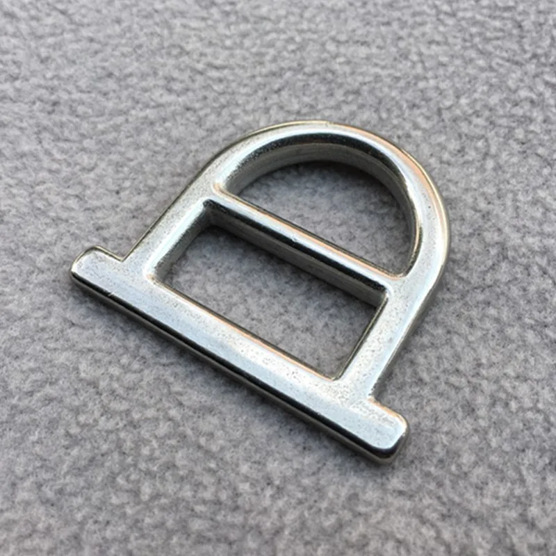 

10 Pieces Buckle Slotted D Ring Stainless Steel Buckle Rock Climbing Harness Safety Belt For Bag 26mm