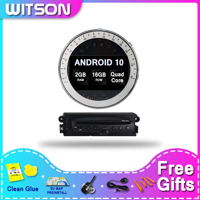 Мультимедийный плеер WITSON на ANDROID 10 0 для BMW MINI COOPER 2006 2013 8 ядер 4RAM 64ROM|Автомагнитолы| |