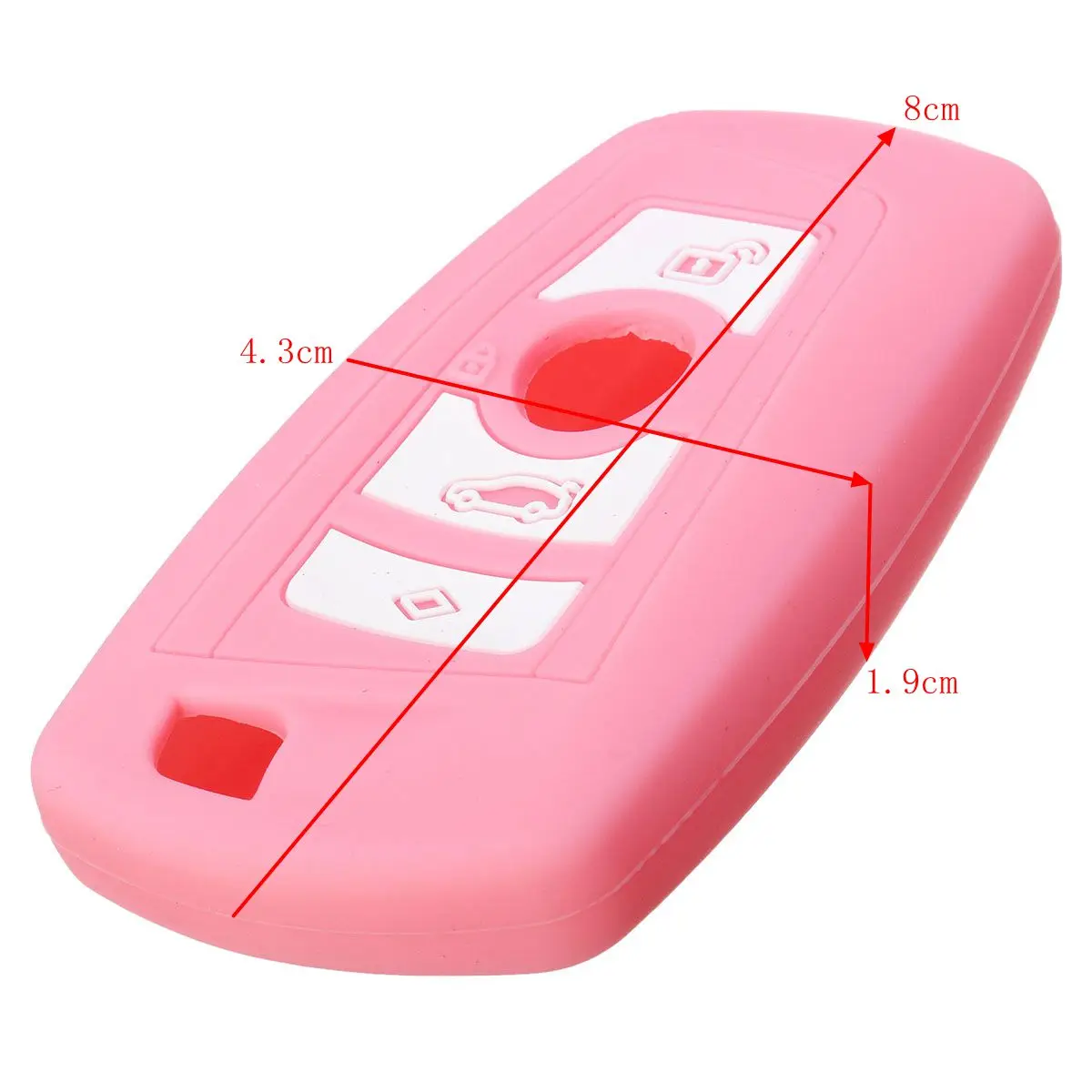 

3 Buttons Silicone Cover Fob Case Shell For BMW 1 2 3 5 7 Series F10 F20 F30