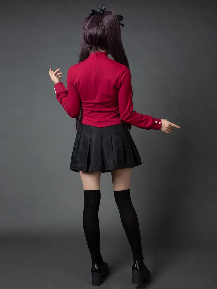 Новый популярный костюм для косплея судьбы ночи тоhsaka Рин судьба Святого грейла