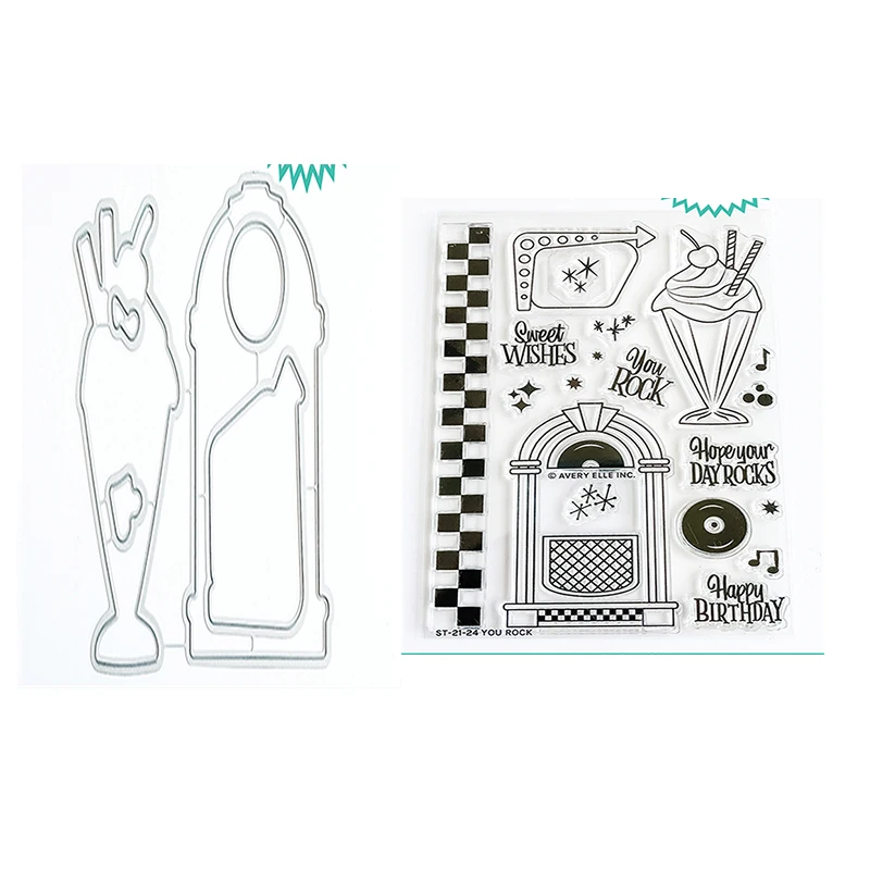 

Christmas Drink Cup Metal Cutting Die Scrapbook Embossed Paper Card Album Craft Template Cut Die Stencils New for 2021