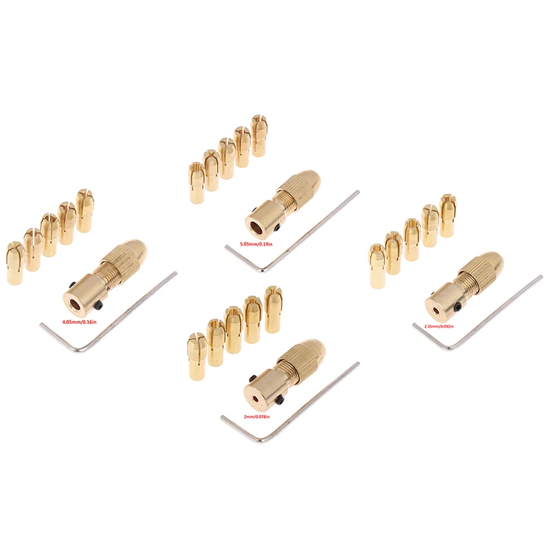 7 шт./компл. вал электродвигателя мини сверлильный патрон приспособление 0 5 3 мм