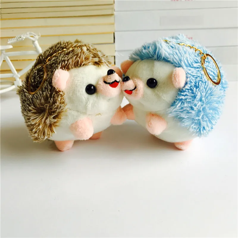 13 см Плюшевые игрушки Ежик брелок кольцо подвеска плюшевая игрушка животное