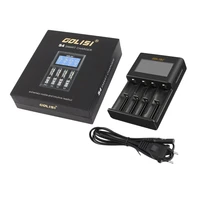 golisi s4 4 slots 2a smart lcd battery charger charging for li ion 18650 26650 aa aaa ni mh ni cd rechargeable batteries