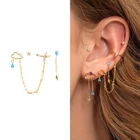 Женские серьги-гвоздики из серебра 925 пробы, с кисточками