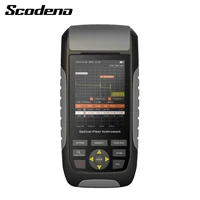 mini otdr fiber optic reflectometer 3 2 inch color lcd with vfl and opm event map 22db for 80km fiber cable ethernet tester