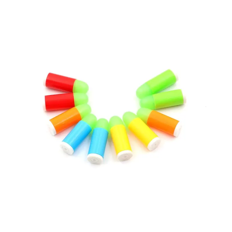 10Pcs Plastic Soft Bullets Gun Toy Rifle Manual Short Luminous Sniper Semi-automatic Pistols Outdoor Toys | Игрушки и хобби