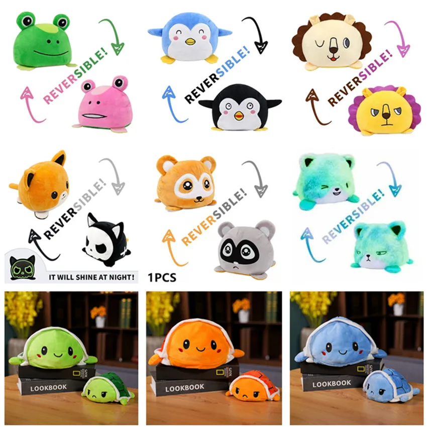 21 разная модель Реверсивный &quotКошка&quot Детский комплект Plushie плюшевые Животные