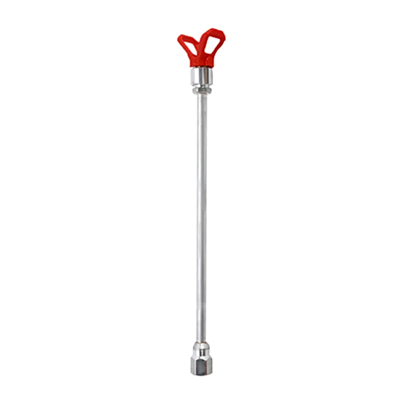 Red 30cm 20 Вт, 30 Вт, 50/75 см надежных партнеров! безвоздушные Краски распылитель Пистолеты бумажные формы для наращивания удочка подходит спрей Пистолеты инструмент Запчасти с наконечником гвардии седло форсунки - Цвет: Red 30cm
