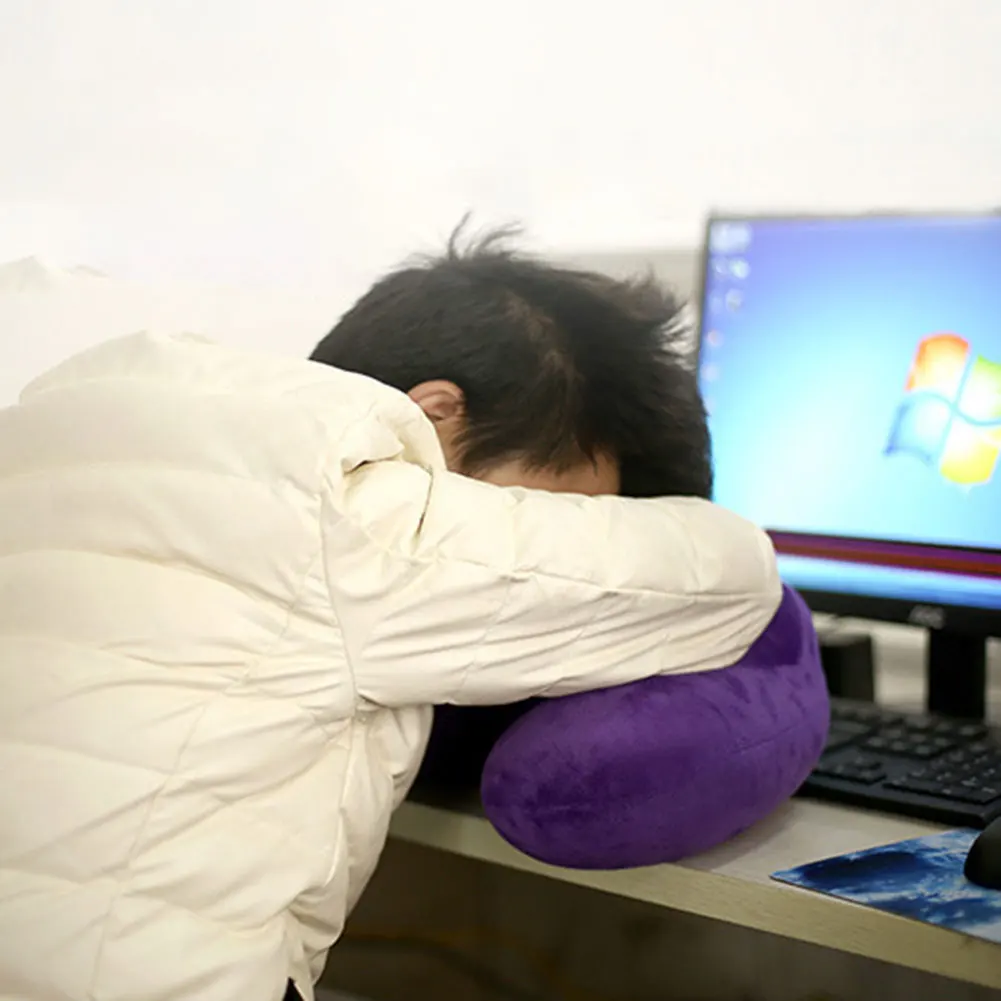 Новая надувная U образная подушка для путешествий уличная портативная шеи