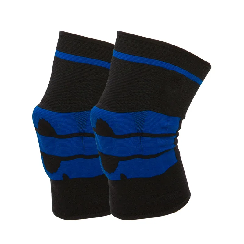 

1PCS Basketball Running Knee Support Protect Sports Braces Kneepad Elastic Nylon Silicon Padded Compression Knee Pad Sleeve