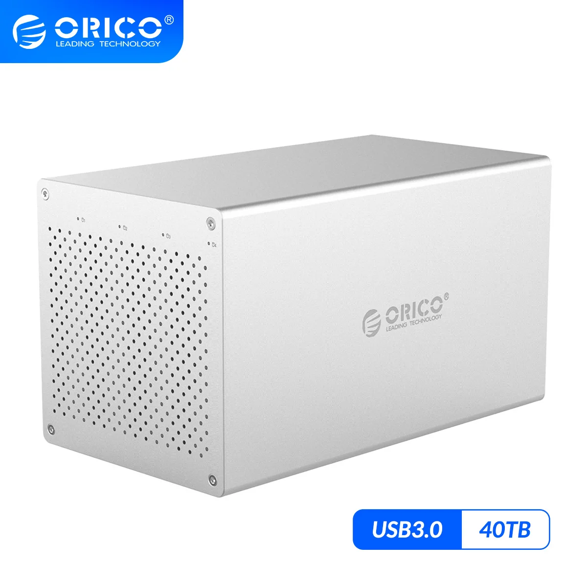 ORICO WS Series 4 Bay 1/4 &quotUSB 3 5 чехол для жесткого диска Гбит/с 40 ТБ 12 В адаптер питания
