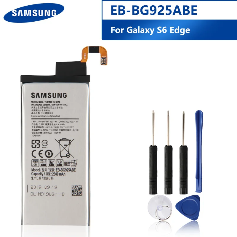 Фото Оригинальная запасная аккумуляторная батарея для телефона Samsung GALAXY S6 Edge G9250 G925F