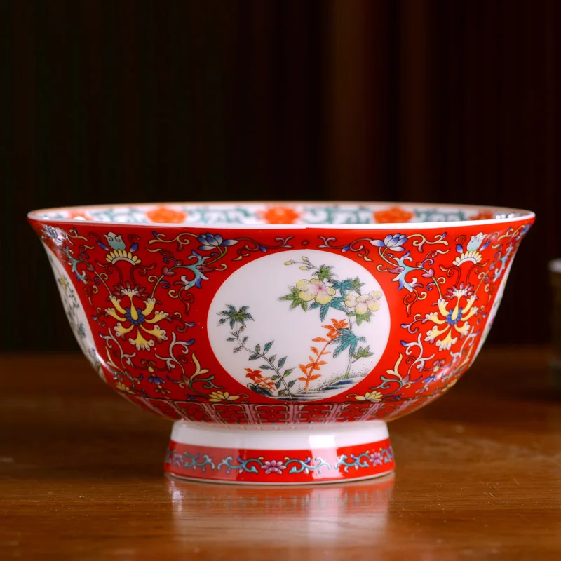 5/6/8 дюймов Цзиндэчжэнь пастельные керамические костяные фарфоровые рисовые чаши