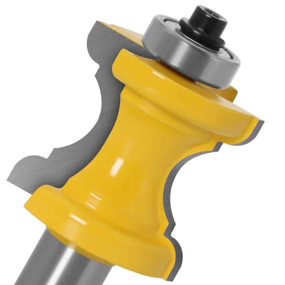 1PC 1/2" 12mm 6mm 8mm Shank Bullnose with Bead Column Router Bit Line knife Woodworking cutter Tenon Cutter for Tool | Инструменты