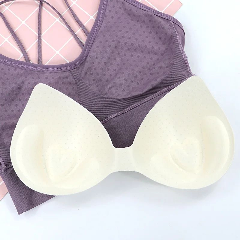 Бесшовный Женский бюстгальтер CHRLEISURE пуш ап без стальных колец с красивой задней