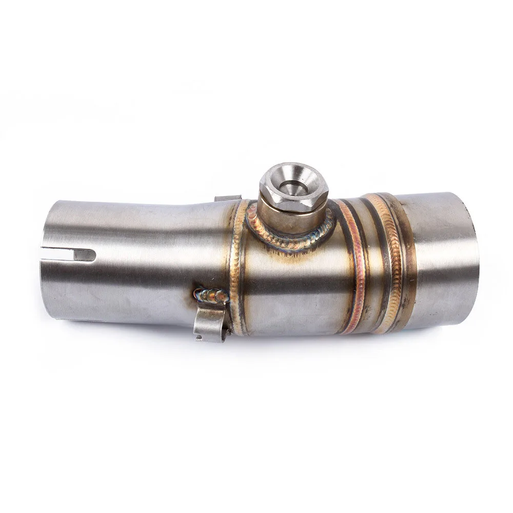 

Motorcycle Exhaust Connect Middle Link Tube For Kawasaki Ninja 650R ER6N 09-16