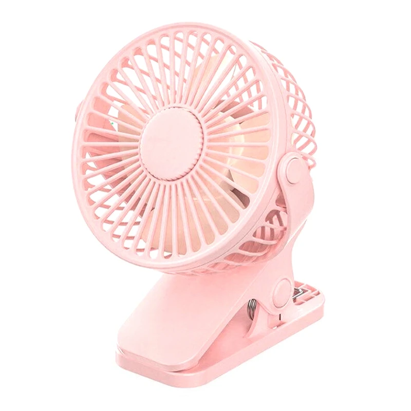 

Clip-On Fan 4000MAh Battery Powered USB Desktop Fan Silent Fan Portable Suitable for Office Home Camping Baby Stroller